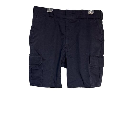 Elbeco Mens Navy Cargo Shorts W/ Multiple Pockets & Zipper Fly - Picture 1 of 9